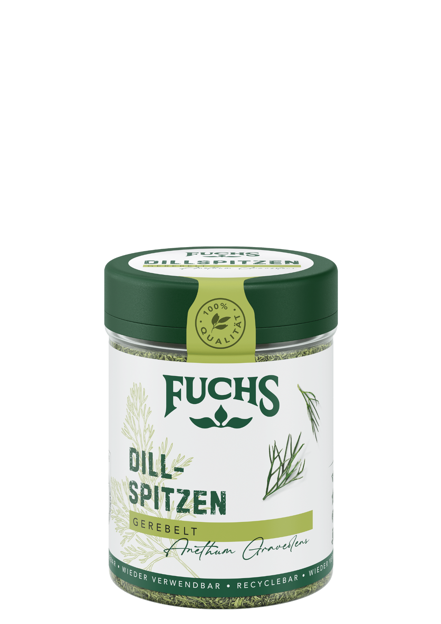 Fuchs Dillspitzen gerebelt 20g