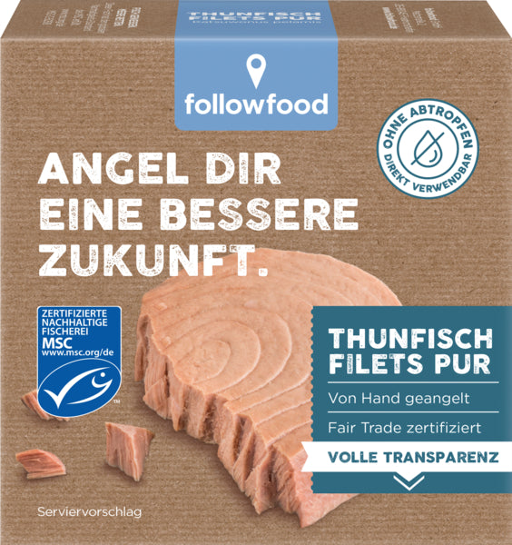 MSC Followfood Thunfisch Filets in eigenem Saft 135g