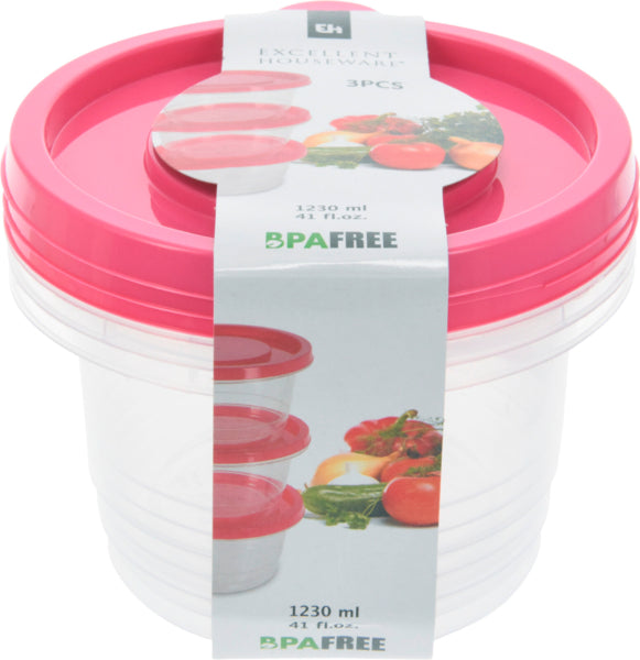 Vorratsdosenset 16x10cm 3-teilig