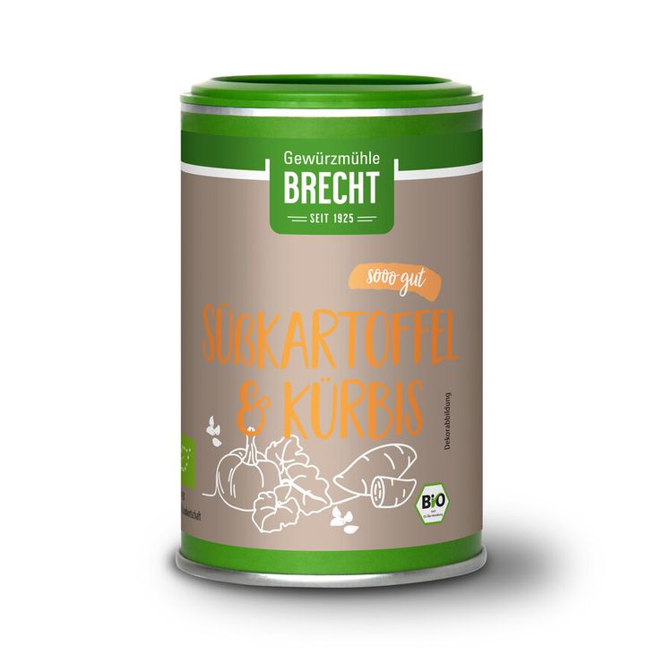 Bio Brecht Süßkartoffel & Kürbis 60g