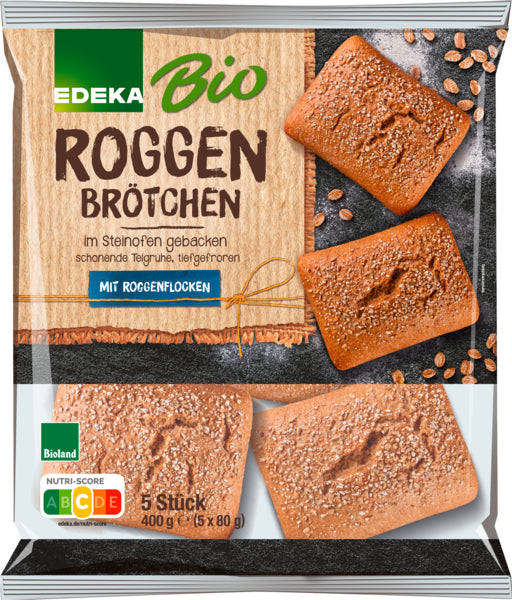 Bio EDEKA Roggenbrötchen 5x80g
