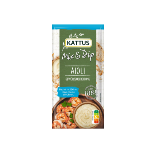 Kattus Aioli Dip Würzmischung 7g