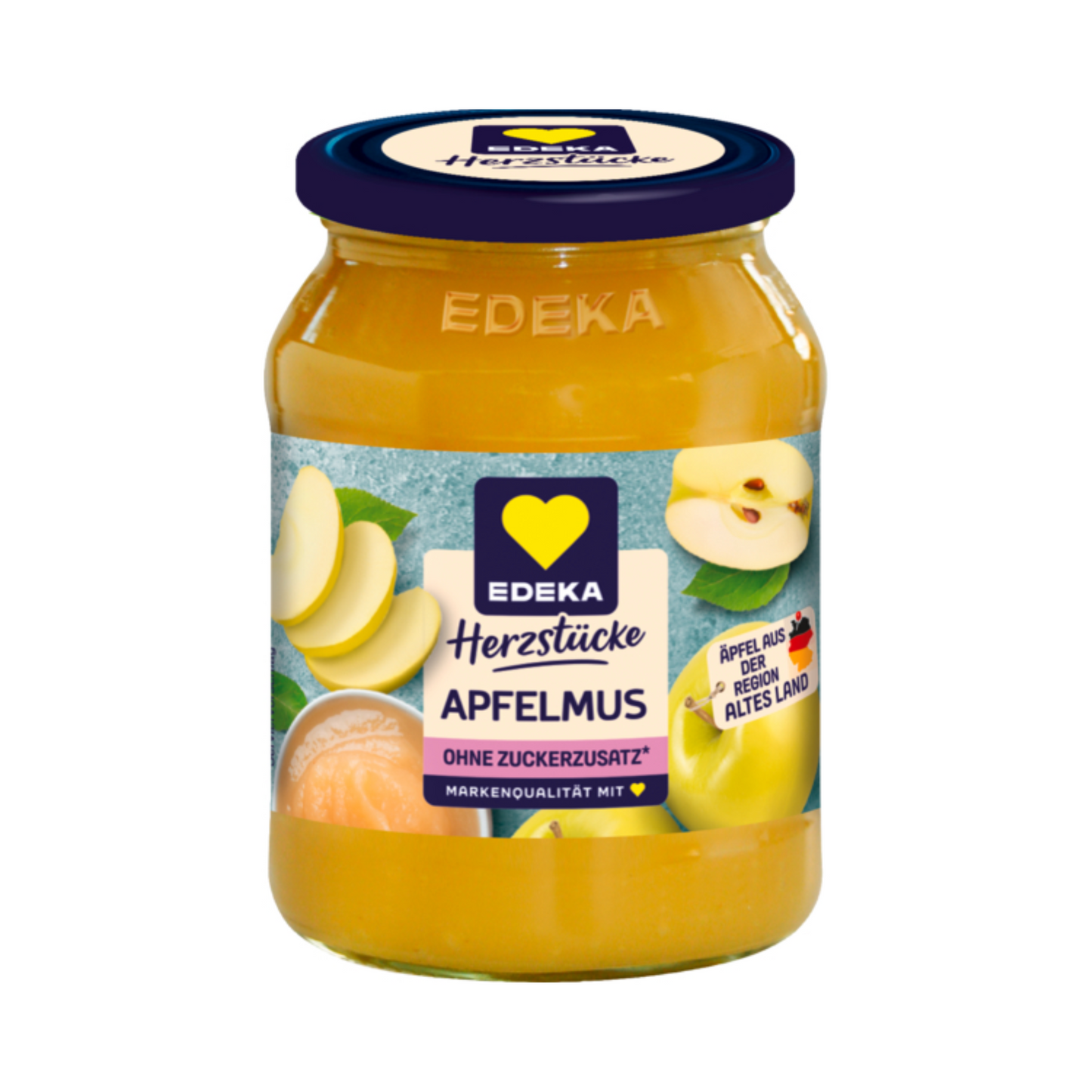 EDEKA Herzstücke Apfelmus ohne Zuckerzusatz Altes Land 360g