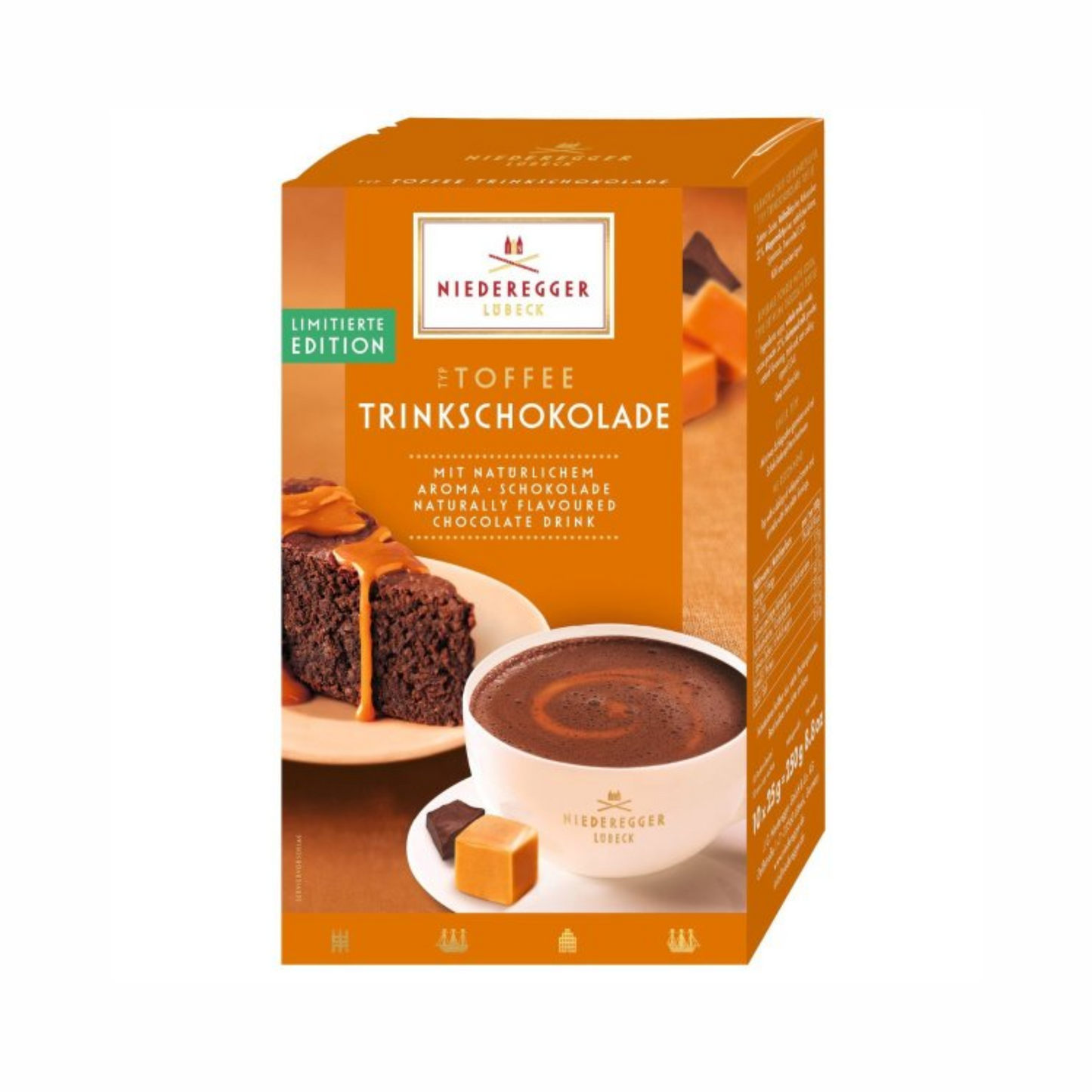 Niederegger Trinkschokolade Typ Toffee 10ST 250g