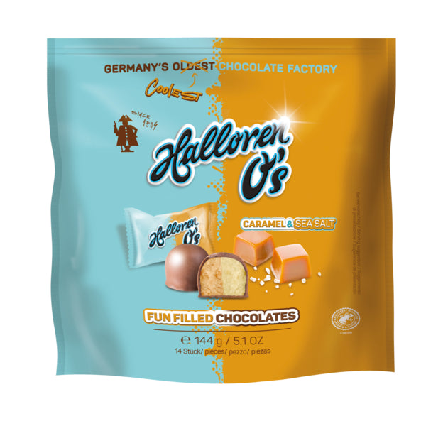 Halloren O's Caramel&Sea Salt 144g