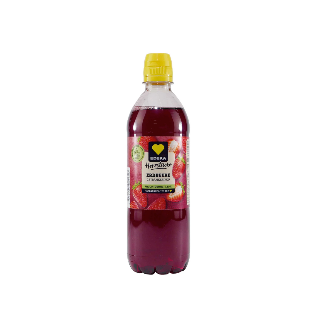 EDEKA Herzstücke Sirup Erdbeere 0,5l