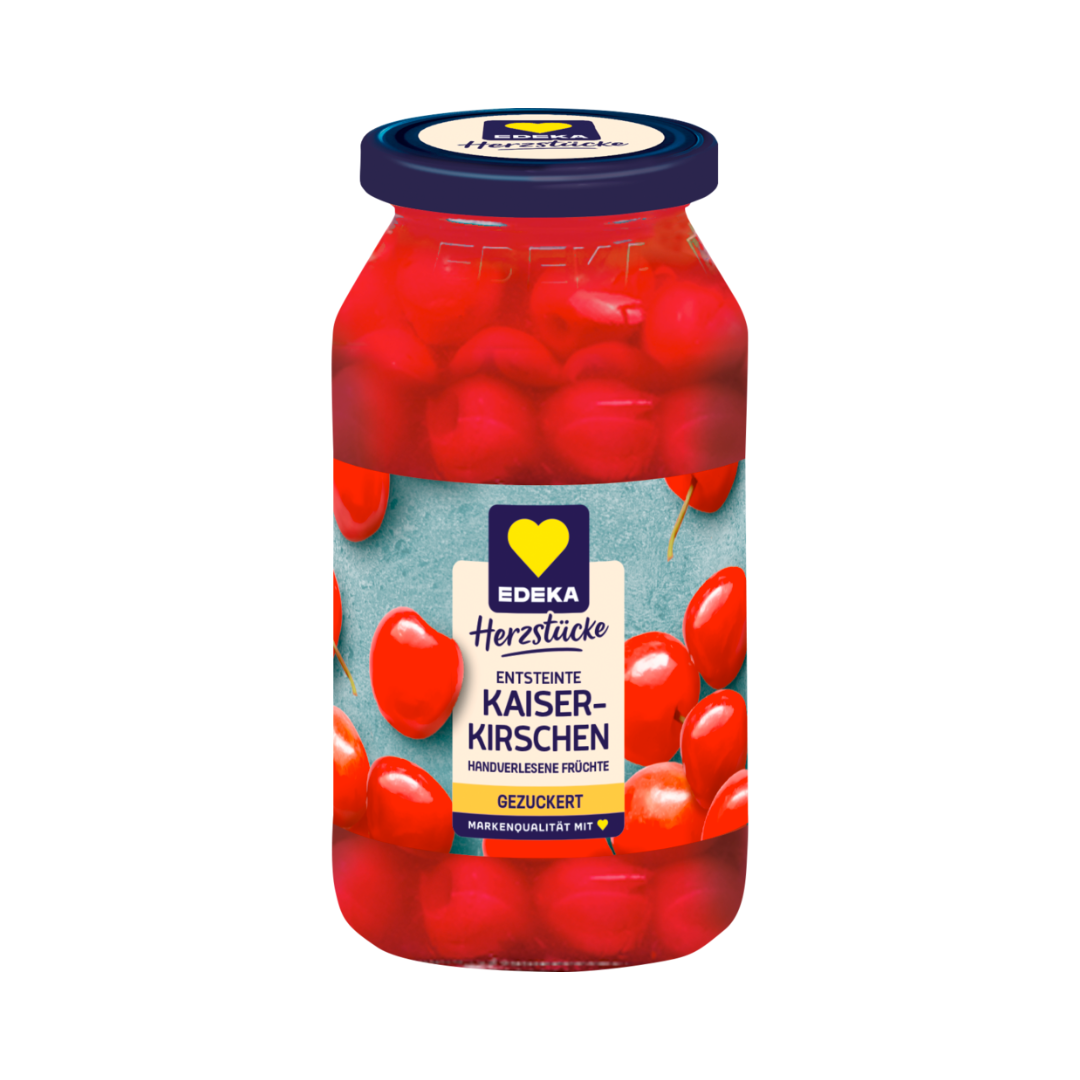 EDEKA Herzstücke Kaiserkirschen gezuckert 680g