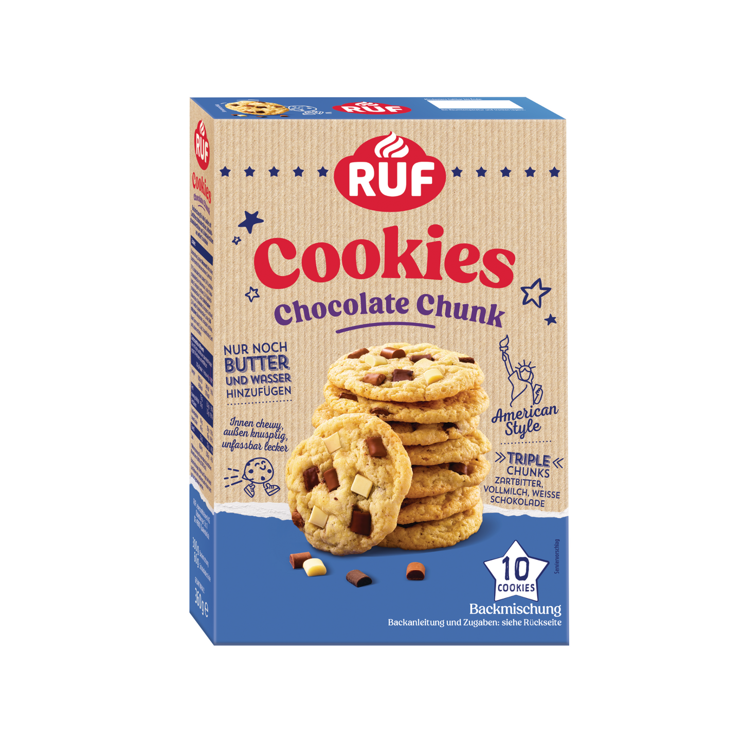RUF Cookies Chocolate Chunk 360g