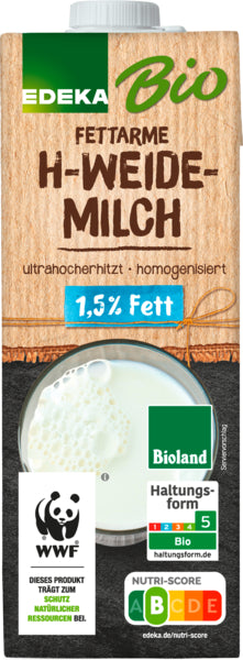 Bio EDEKA H-Weidemilch 1,5% 1l