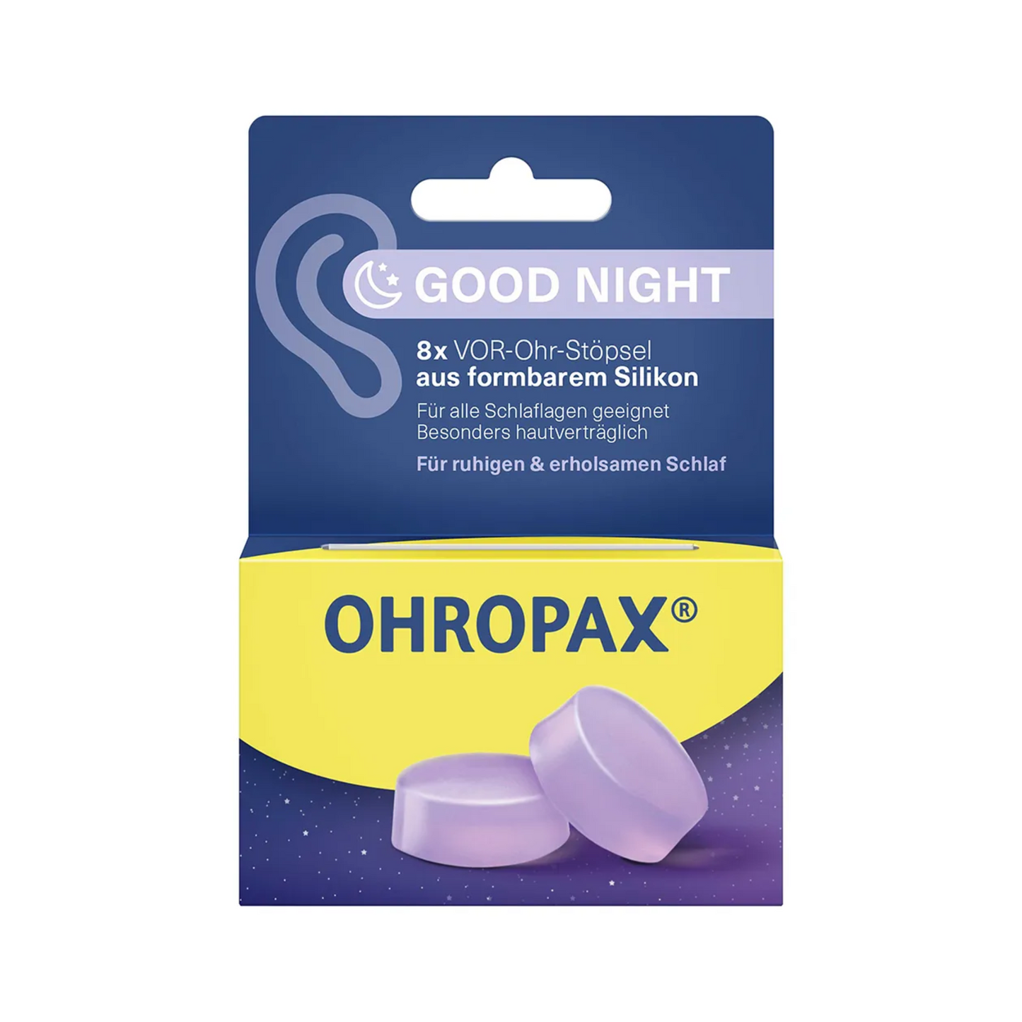 Ohropax Silikonstöpsel Good Night 8ST