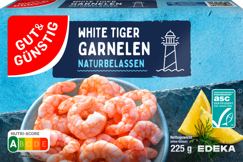 ASC GUT&GÜNSTIG White Tiger Garnelen 225g