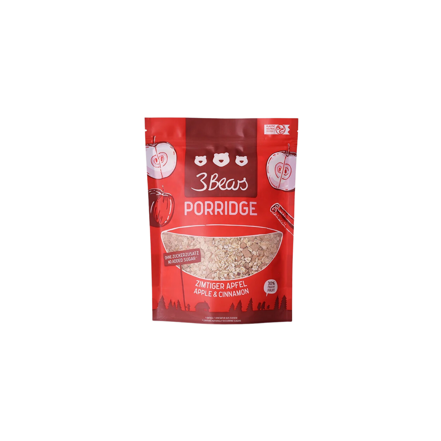 3Bears Porridge Zimtiger Apfel 400g