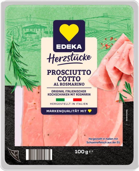 EDEKA Herzstücke Prosciutto Cotto al Rosmarino 100g