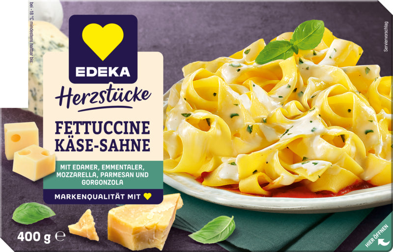 EDEKA Herzstücke Fettuccine Käse-Sahne-Sauce 400g