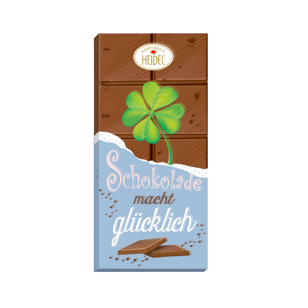 Heidel 3D Schoko-Grüße Schokoglück 100g