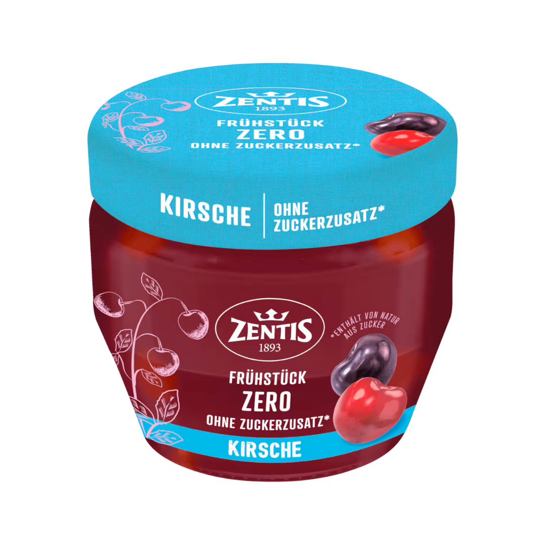Zentis Frühstück Zero Kirsche 210g
