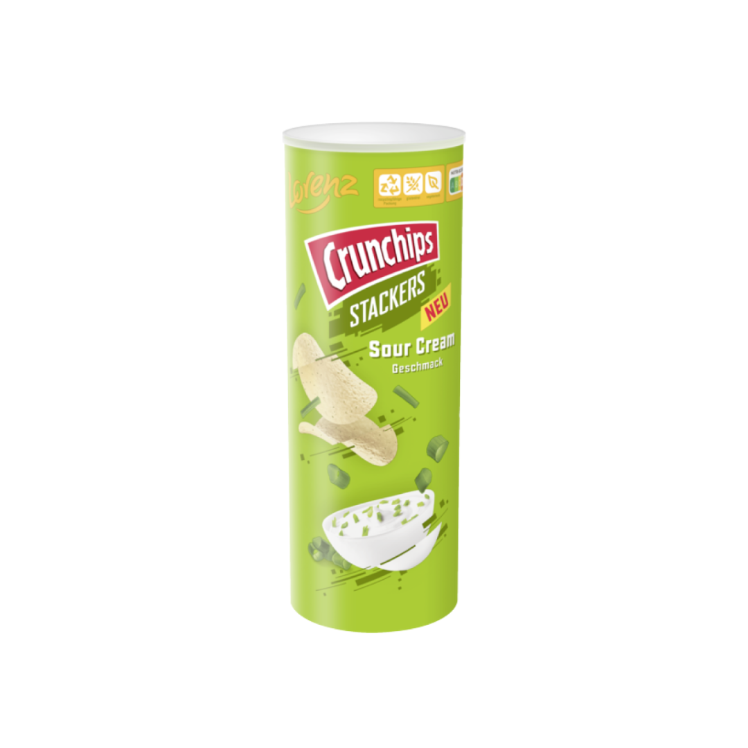 Crunchips Stackers Sour Cream 175g
