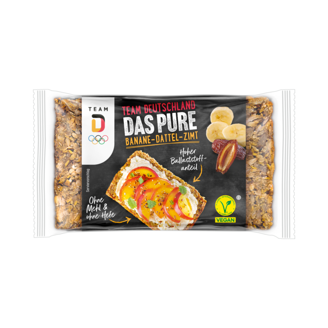TEAM D Das Pure Langzeitbrot Banane Dattel 300g