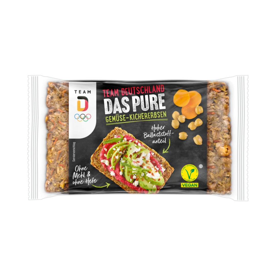 TEAM D Das Pure Langzeitbrot Kichererbse Gemüse 300g