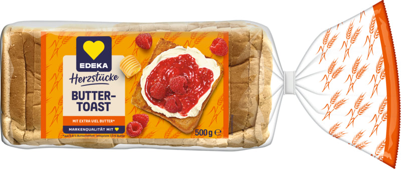 EDEKA Herzstücke Buttertoast 500g