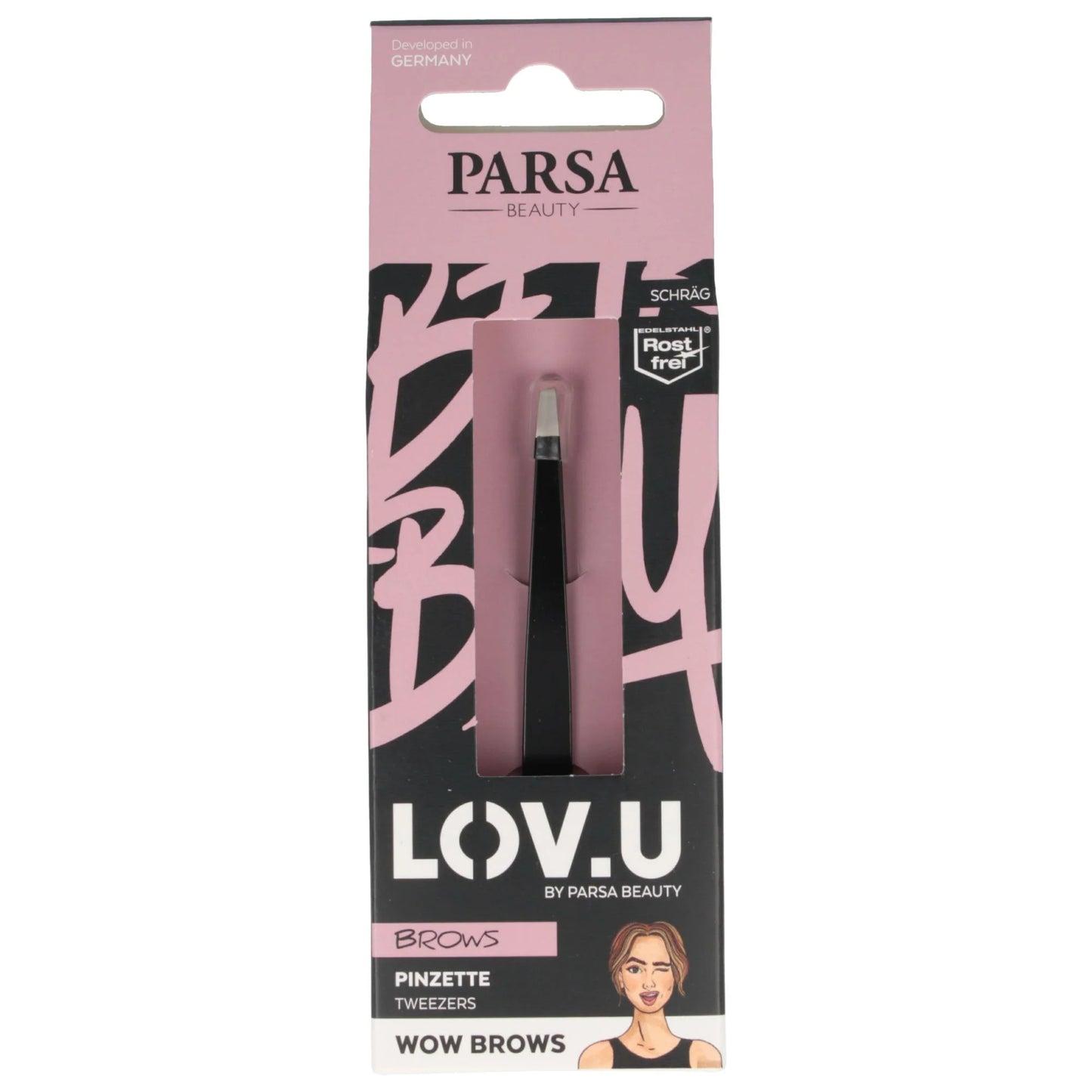 Parsa LOV.U Pinzette schwarz