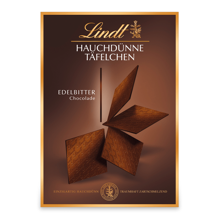Lindt Hauchdünne Täfelchen Edelbitter 125g