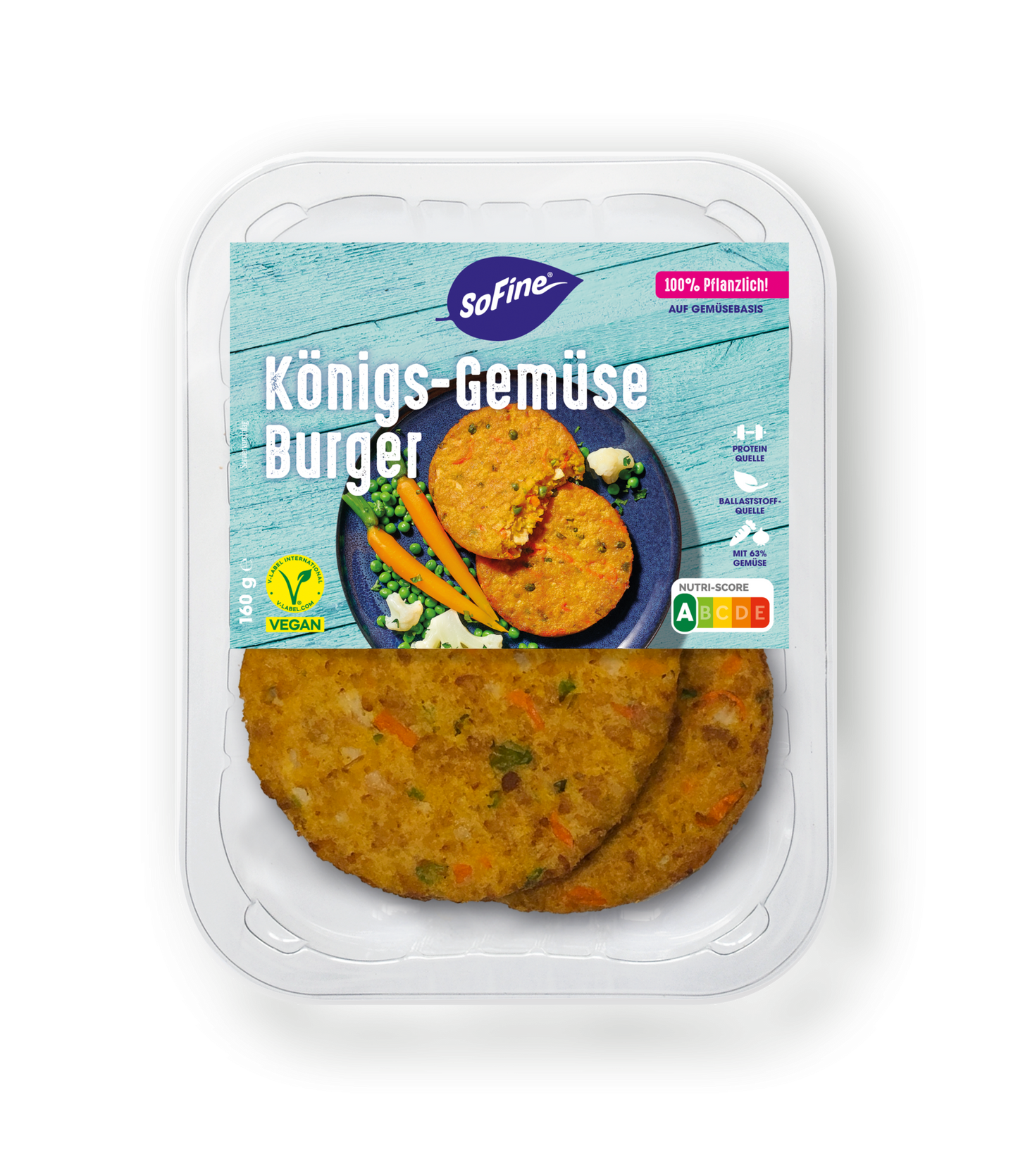 SoFine Königsgemüse Burger 2x80g