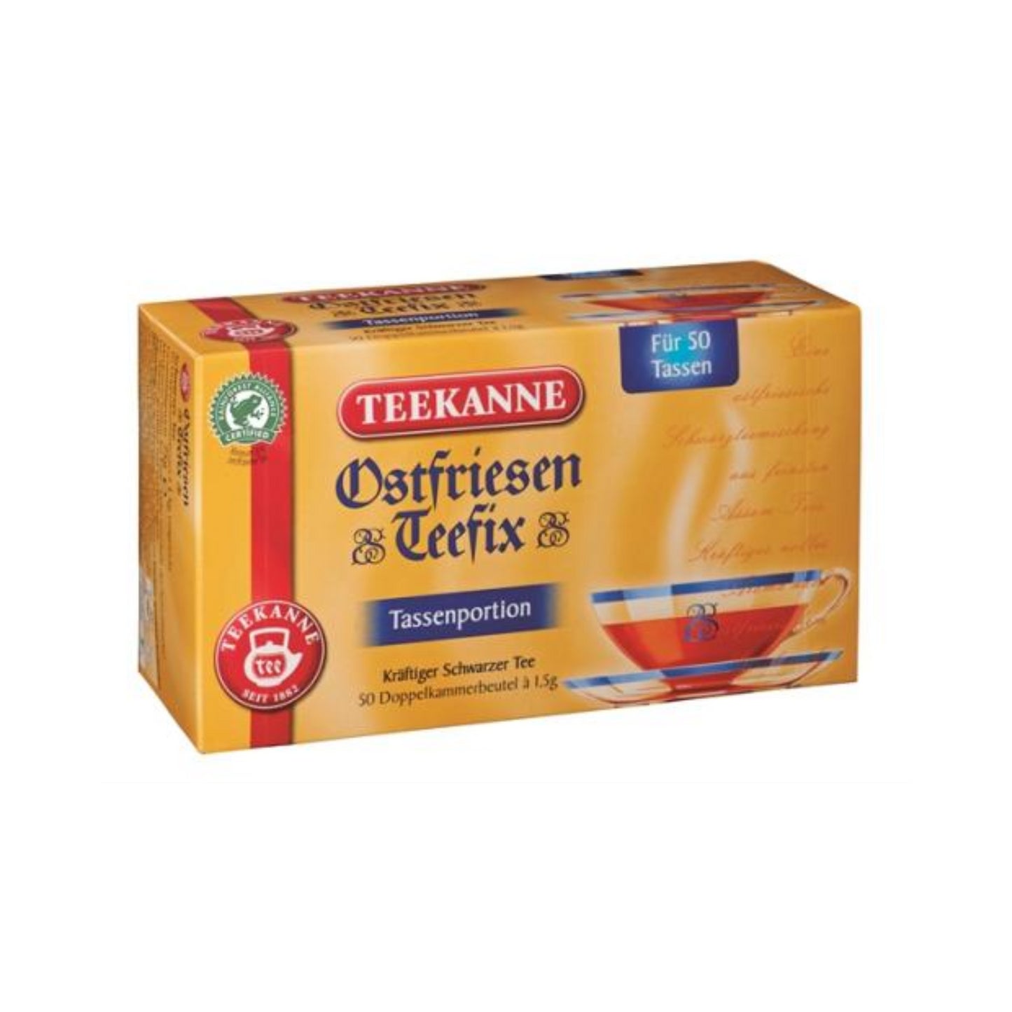 Teekanne Ostfriesen Teefix Rainforest Alliance 20ST 30g