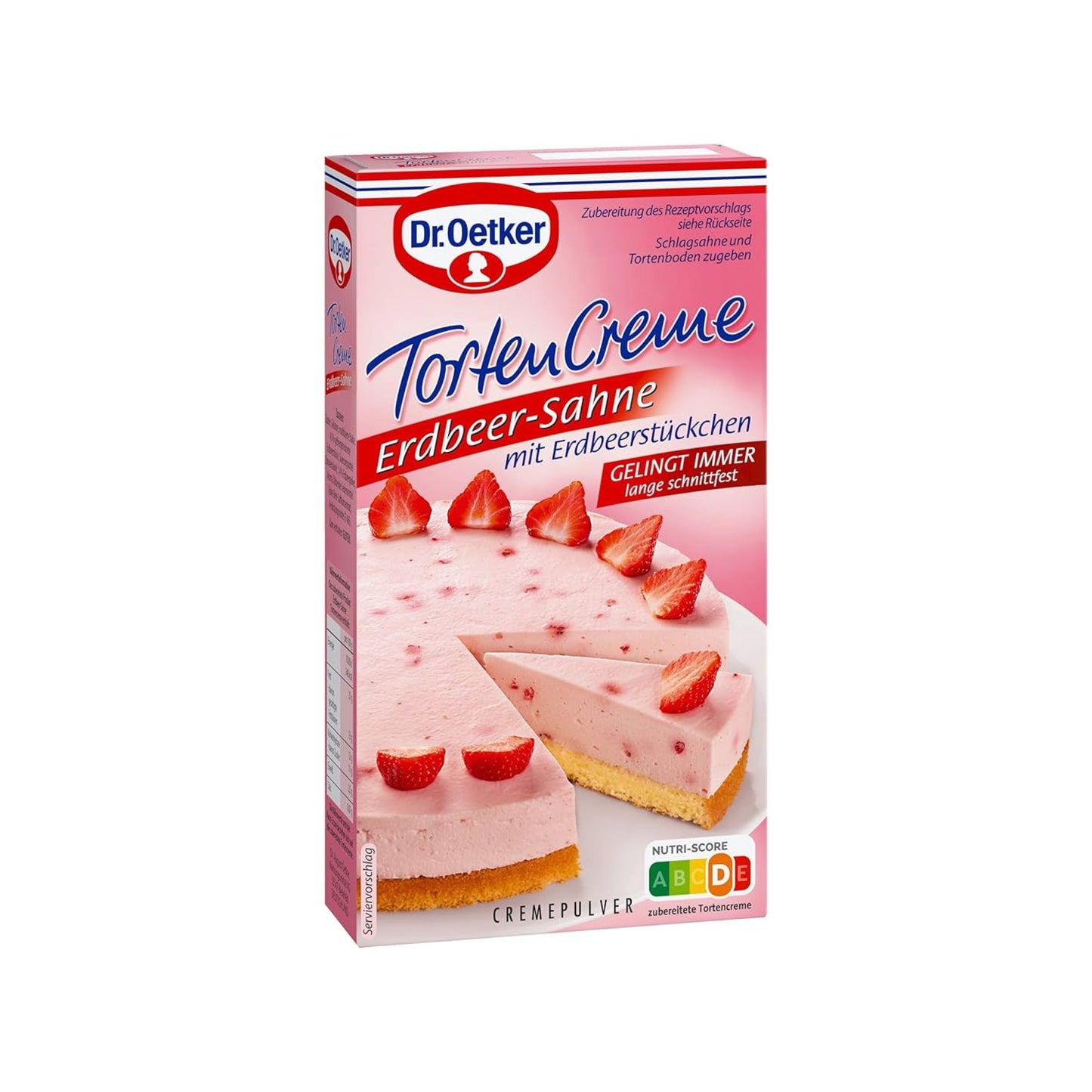 Dr.Oetker Erdbeer-Sahne Tortencreme 100g