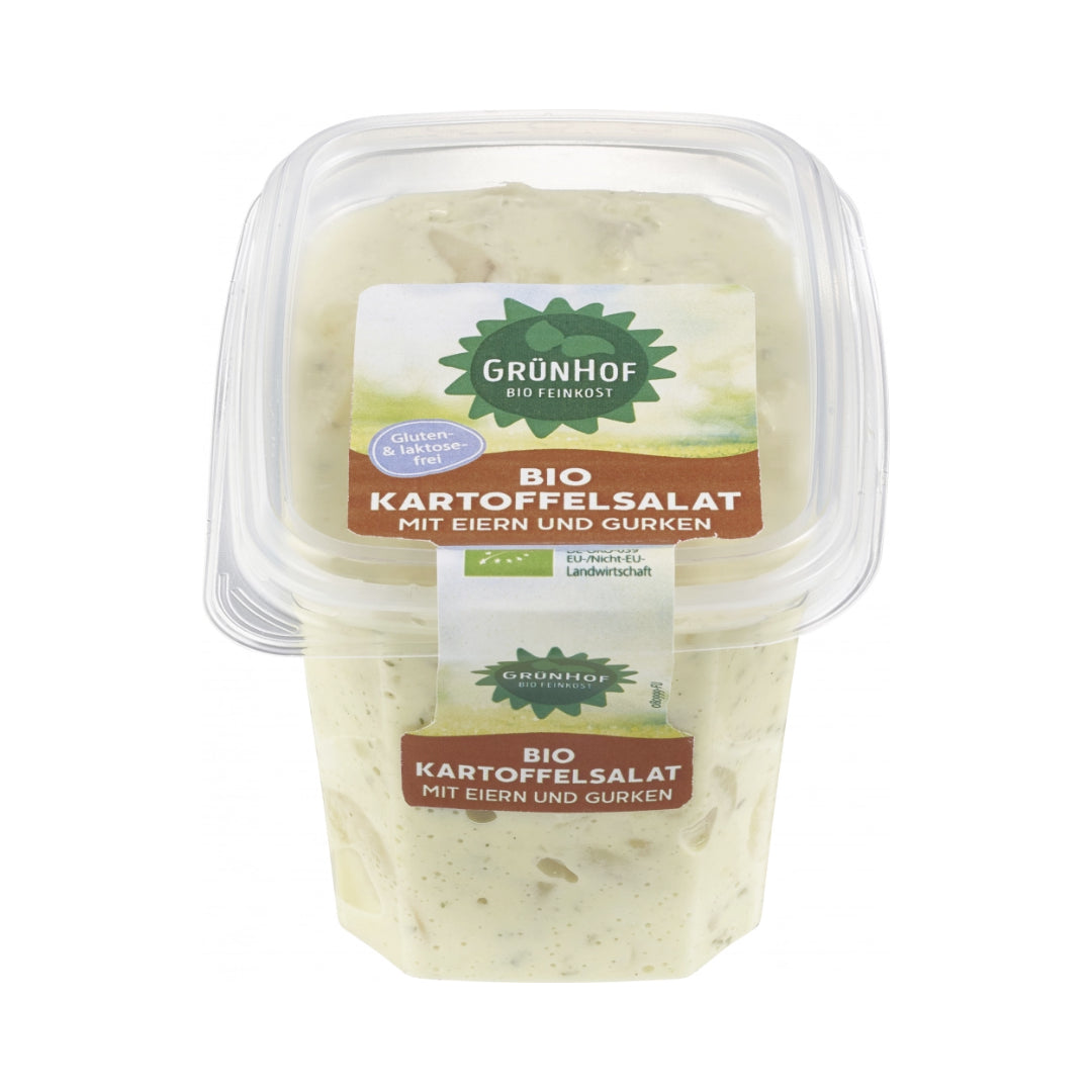 Bio Grünhof Kartoffelsalat mit Eiern und Gurken 400g