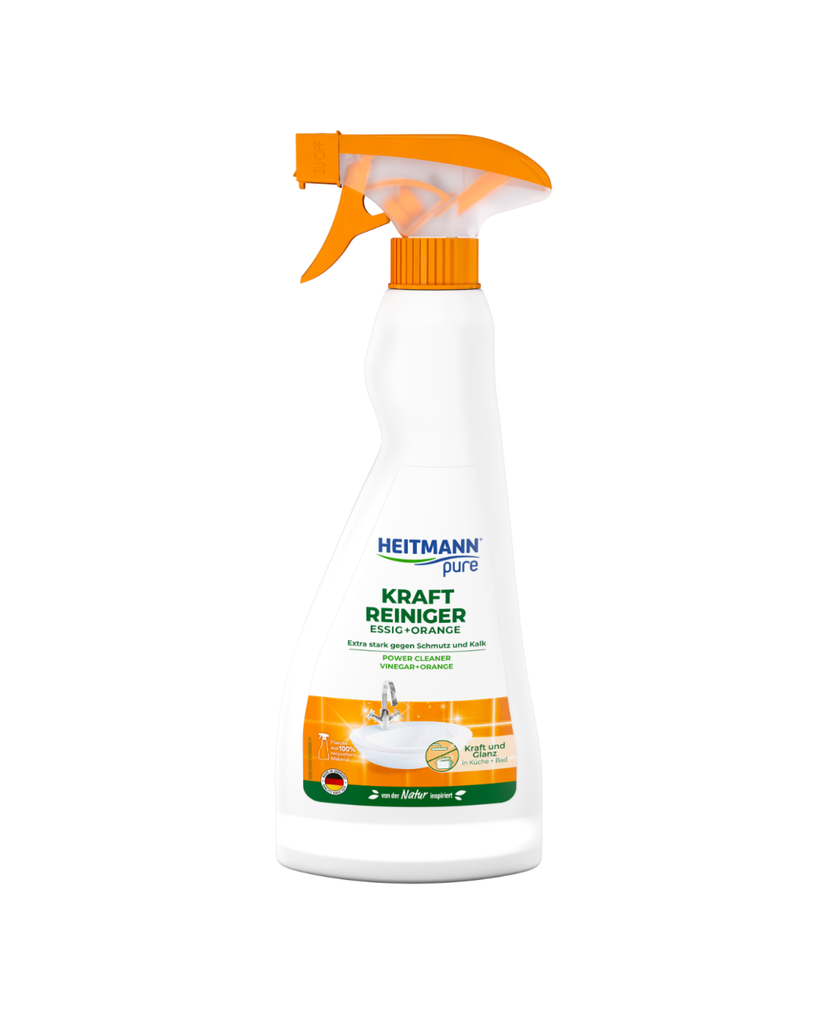 HEITMANN PURE Essig Kraftreiniger Orange 500ml
