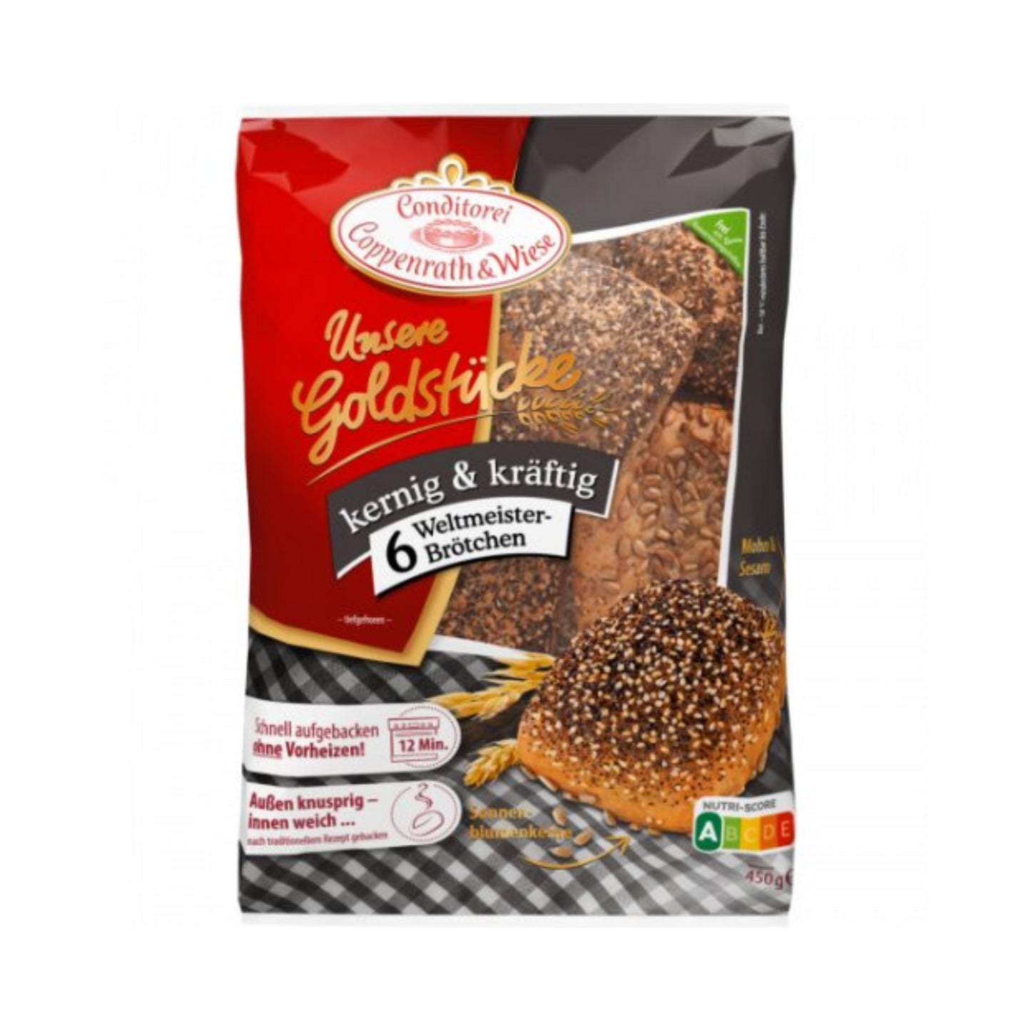 Coppenrath&Wiese Unsere Goldstücke Weltmeister Brötchen 6ST 450g
