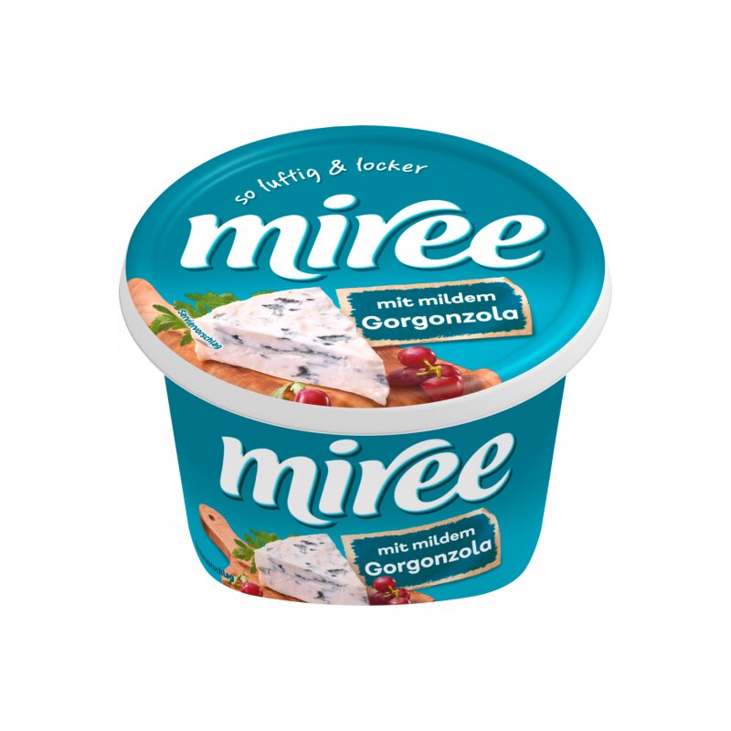 Miree Frischkäse mit milden Gorgonzola Doppelrahmstufe 150g