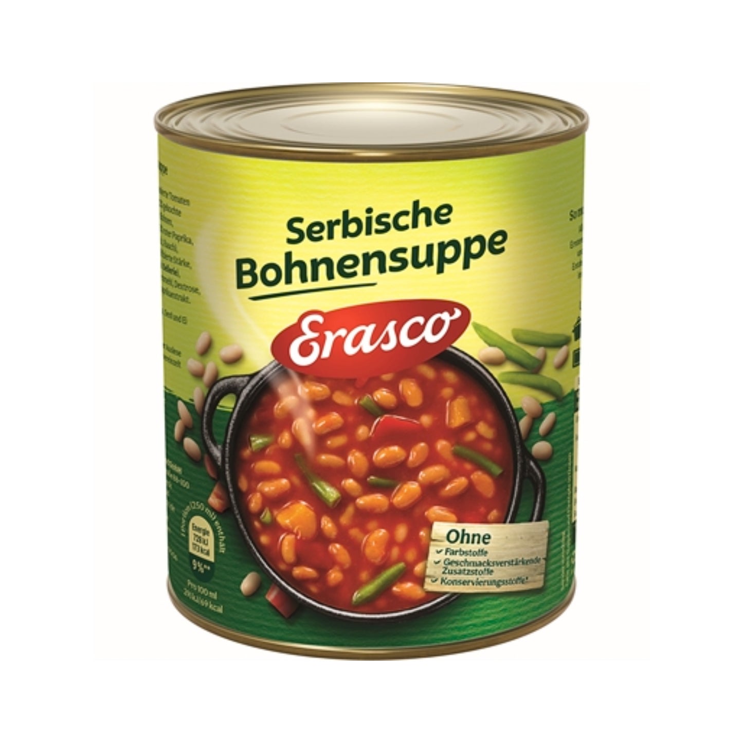 Erasco Serbische Bohnensuppe mit Rauchspeck 750ml