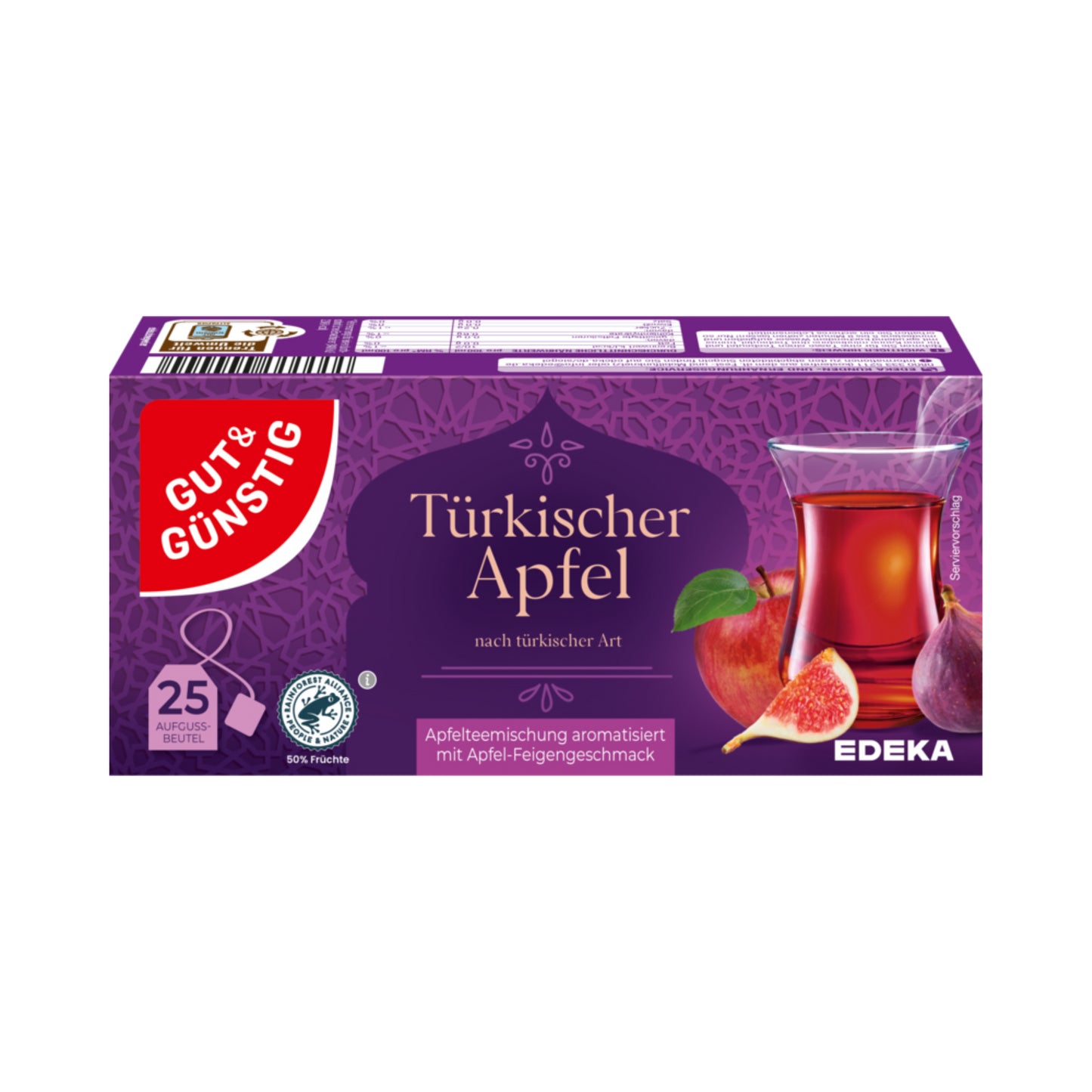 GUT&GÜNSTIG Türkischer Apfel Tee 25x2,75g