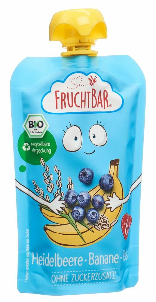 Bio Fruchtbar Heidelbeere-Banane-Reis 100g