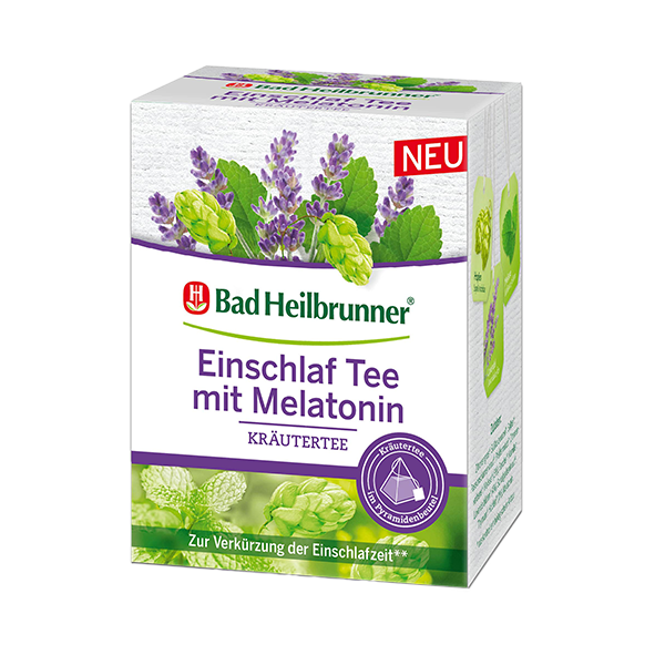 Bad Heilbrunner Einschlaf Tee mit Melatonin 12ST 27,12g