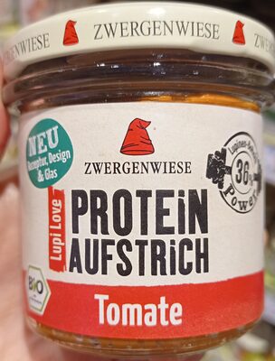 Bio Zwergenwiese Lupi Love Protein-Aufstrich Tomate vegan glutenfrei 135g