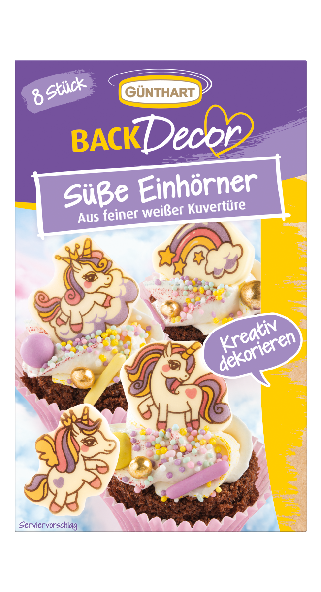 Günthart Süße Einhörner weiß 18g