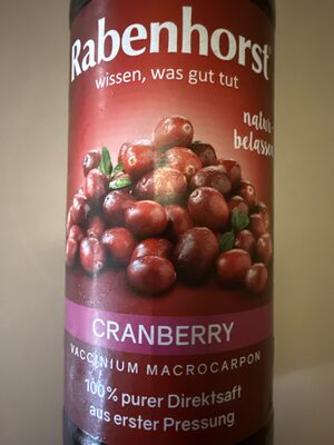 Rabenhorst Cranberry Muttersaft 0,7l EW