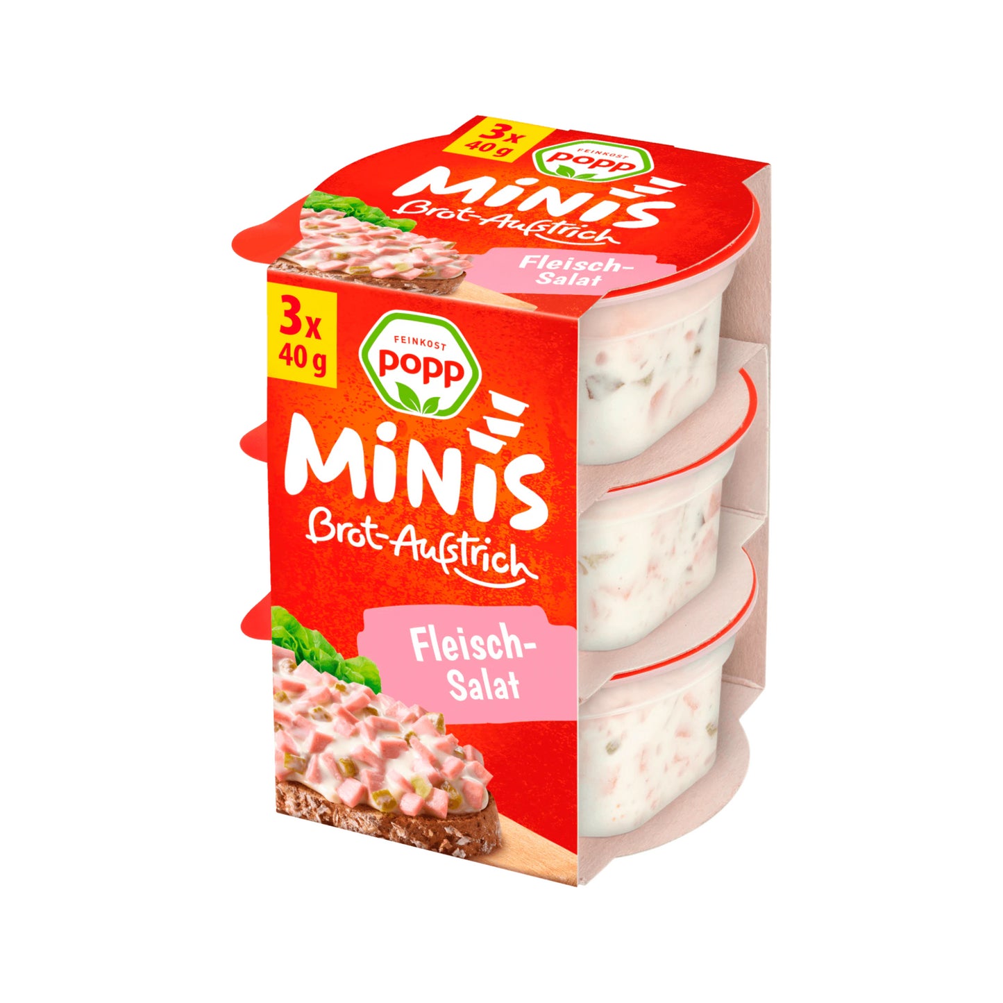 Popp Fleischsalat 3x40g