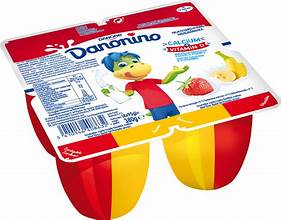 Danone Fruchtzwerge Weniger Süß Erdbeere/Aprikose/Banane 6x50g