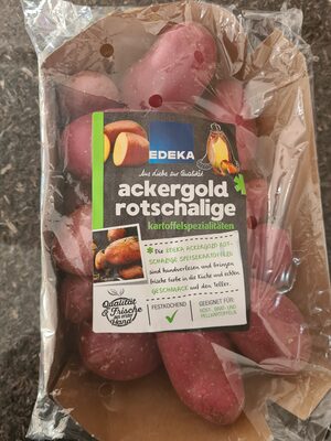 EDEKA Herzstücke Kartoffeln festkochend rot Frankreich 1kg Kartonschale in Folie