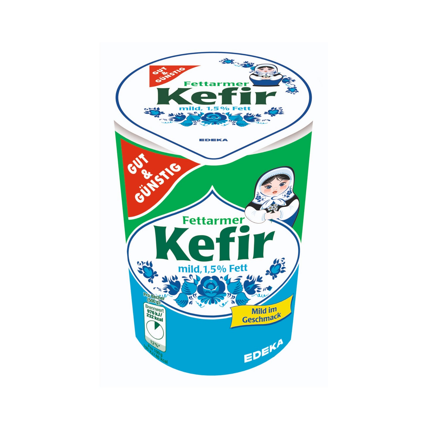 GUT&GÜNSTIG Kefir mild 1,5% Fett 500g VLOG