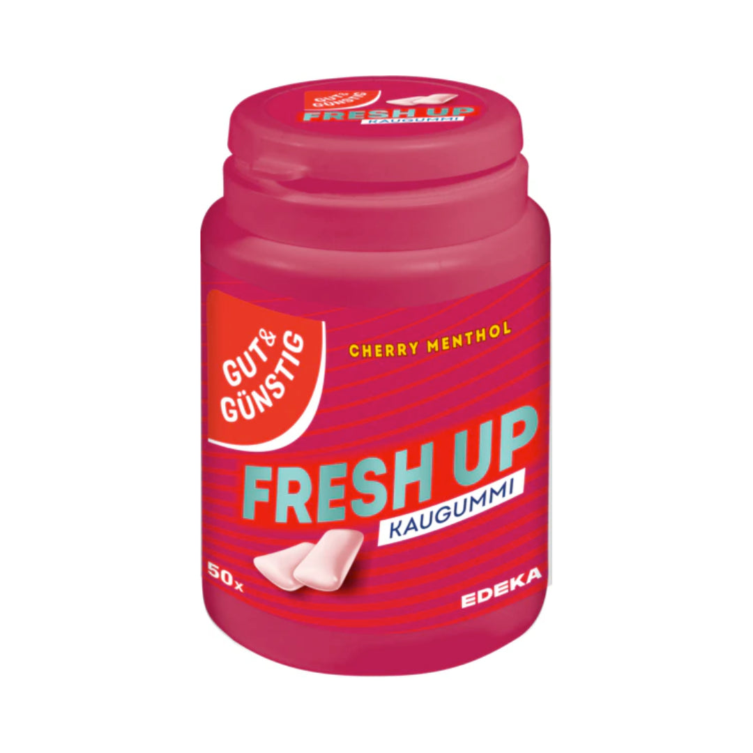 GUT&GÜNSTIG Kaugummi Cherry Menthol Dragee 50ST