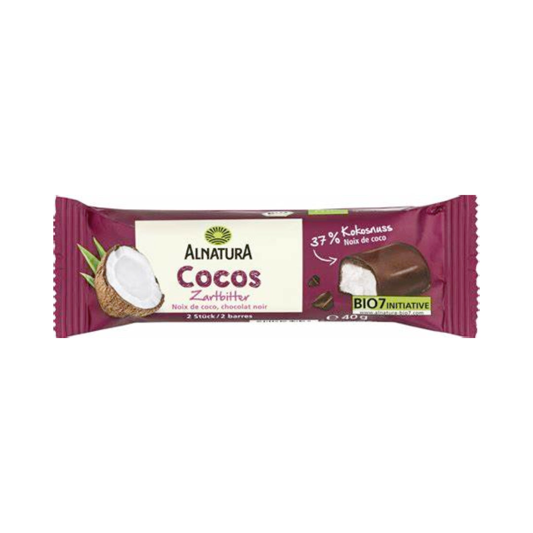 Bio Alnatura Cocos Zartbitter Riegel 40g