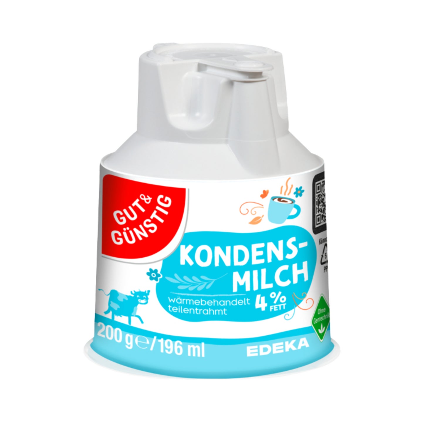GUT&GÜNSTIG Kondensmilch Kännchen 4% 200g VLOG