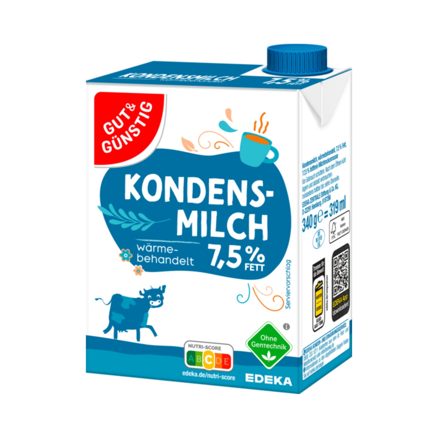 GUT&GÜNSTIG Kondensmilch 7,5% 340g VLOG