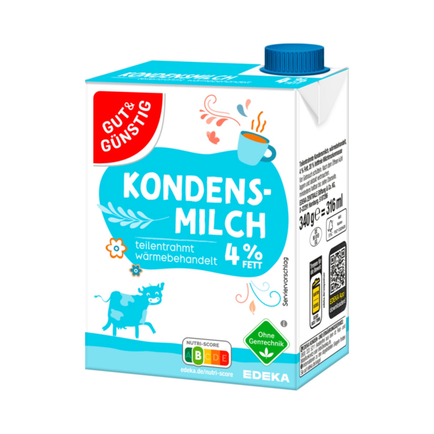 GUT&GÜNSTIG Kondensmilch 4% 340g VLOG