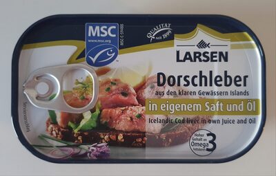 MSC Larsen Dorschleber in eigenem Saft und Öl 121g